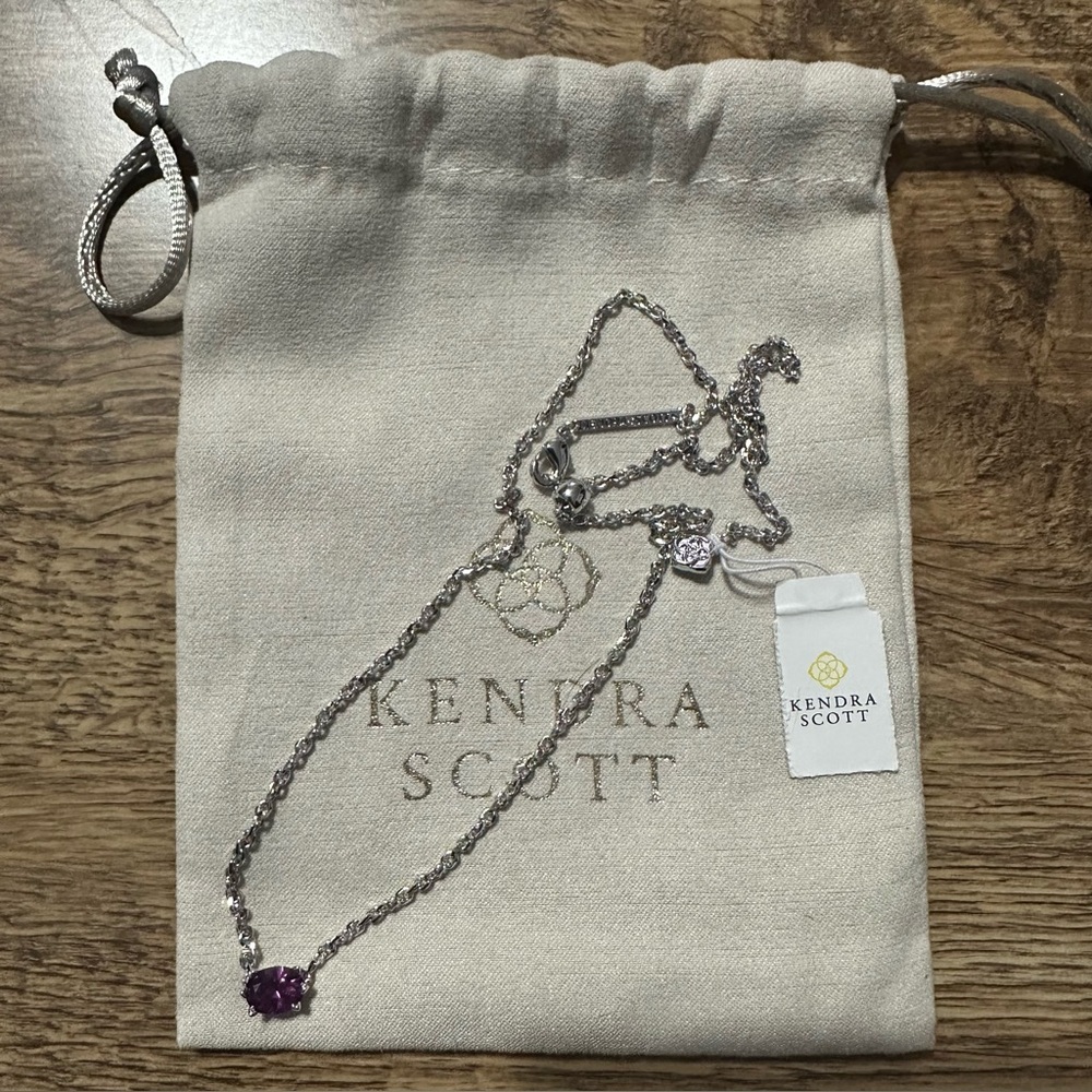 New Kendra Scott silver necklace